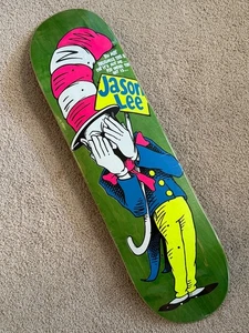 Jason Lee GATTO NEL CAPPELLO POPSICLE Prime Skateboard 8,5 cieco schermato a mano - Foto 1 di 9