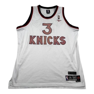 Vintage New York Knicks Jersey Mens 2XL NBA Hardwood Classics Marbury Reebok - Image 1 of 4