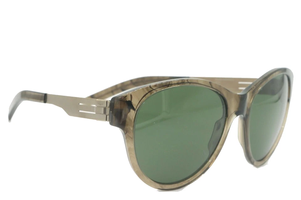NUEVO IC! GAFAS DE SOL BERLIN MODELO STEFANIE S. CUERNO MARRÓN VERDE AUTÉNTICAS 53-19 Foto 1 de 4