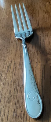 Tenedor de ensalada Waterford BALLET RIBBON 18/10 acero inoxidable cubiertos brillantes 7 1/8" Foto 1 de 4