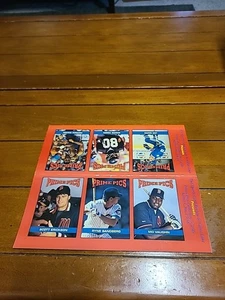 1992 Prime Pics Collectors Cards Series Uncut Card Sheet Ryne Sandberg Ewing - Bild 1 von 7