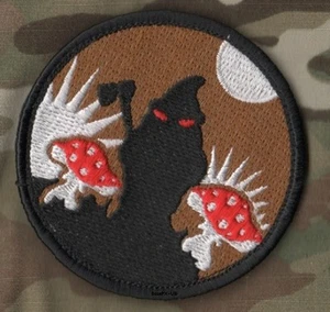 AC-130 Spectre Spooky StingerII Death from Sky Red-eye Garden Gnome vêlkrö Patch - Picture 1 of 11