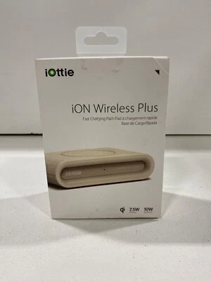 iOttie iON Wireless Mini Fast Charger Qi Charging Pad 7.5W Tan - Image 1 of 2
