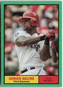 ADRIAN BELTRE 2024 Topps Archives GREEN FOIL 25/99 Rangers #23 - Picture 1 of 2
