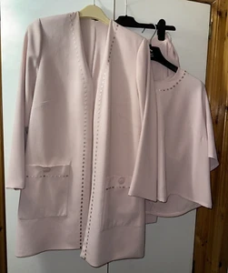 Skirt Top & Jacket Size 16 Mother Of The Bride Groom Wedding Occasion Suit Pink - Picture 1 of 23