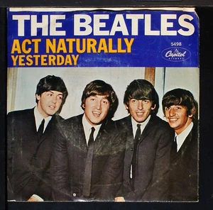 The Beatles - Yesterday / Act Naturally - 7" single 45rpm record US - Picture 1 of 4