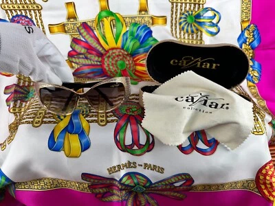 Gafas de sol Caviar Collection tono dorado cristal de Swarovski 6752 54-19-145 Italia Foto 1 de 4