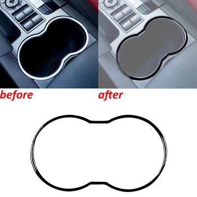 Consola de piano negro brillante soporte de taza de agua panel moldura para Pontiac G8 2008-2009 Foto 1 de 4