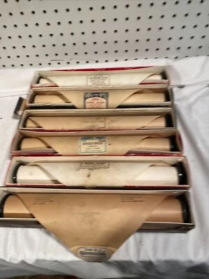 LOTE 6 rollos de pianista antiguos en cajas música #3 Foto 1 de 4