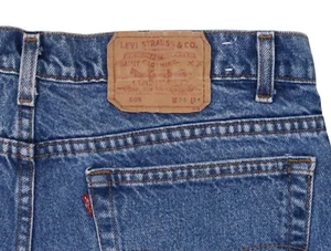 LEVIS 505 XX 0218 VINTAGE 90'S 505-0218 MEN 34 X 33 JEANS STRAIGHT USA MADE 1998 - Picture 1 of 15