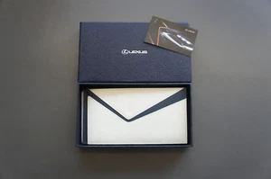 NIB Genuine Lexus Exclusive Premium Leather Credit Card Holder Cash Bill Wallet - Picture 1 of 11