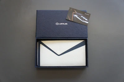 NIB Genuine Lexus Exclusive Premium Leather Credit Card Holder Cash Bill Wallet - Image 1 of 4