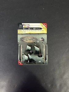 Pirates Wizkids CSG Pocketmodel YORK New & Unpunched Fire & Steel Collectible - Picture 1 of 2