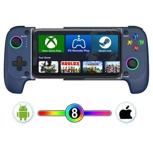 Wireless Phone Controller Mobile Gaming Controller for iOS/Android US Blue - Picture 1 of 7