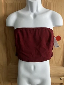 CIDER Women’s XL Elastic Back Tube Top w/Shash  NWT - Picture 1 of 11