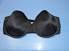 Women Size 38 D, black strapless underwire bra by Sweet Nothings #08155