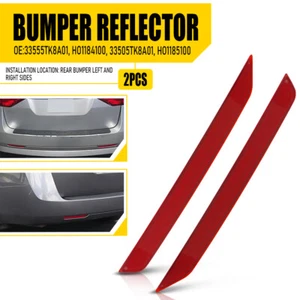For Honda 11-2017 Odyssey SE Bumper Reflector Light Lamp Case Rear Left+Right J - Imagen 1 de 11