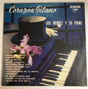 LUIS MENDEZ Y SU PIANO - CORAZON GITANO - 1971 MEXICAN LP, INSTRUMENTAL - Picture 1 of 4