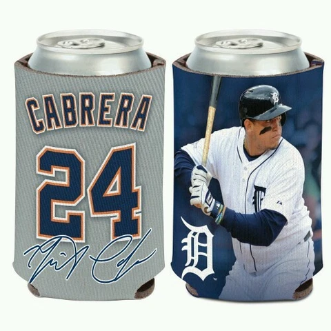 MIGUEL CABRERA DETROIT TIGERS SOFT FOAM CAN BOTTLE COOZIE KOOZIE COOLER Cover