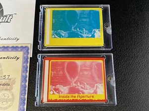 Alien 1979 Topps Vault Color Proof 2 Card Set #40 RARE ORIGINAL NAME Alternate - Picture 1 of 9
