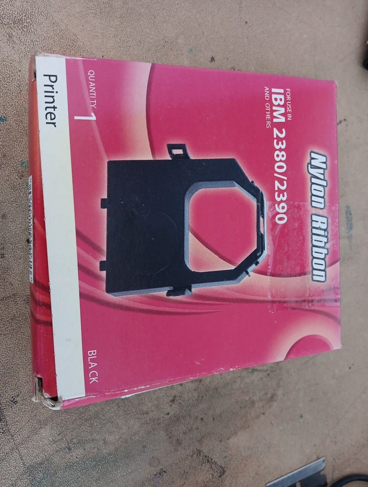 Porelon Nylon Ribbon Black IBM 2380/2390 Printer NIB Free Shipping B7 - Image 1 of 1