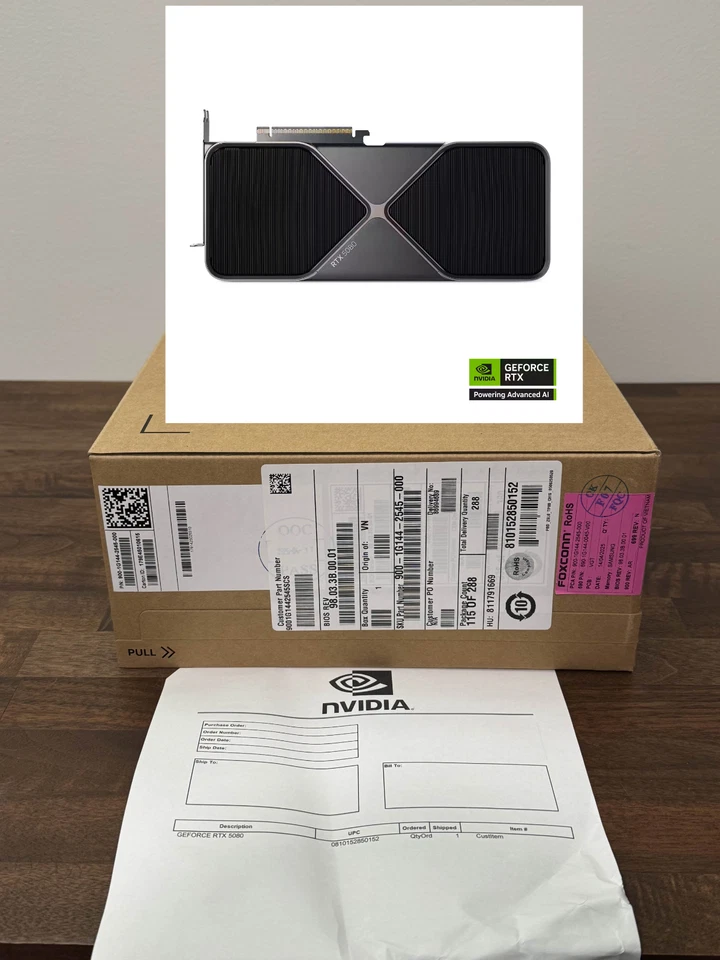 Nvidia Geforce RTX 5080 (900-1G144-2545-000) Founder's Edition - OPEN BOX