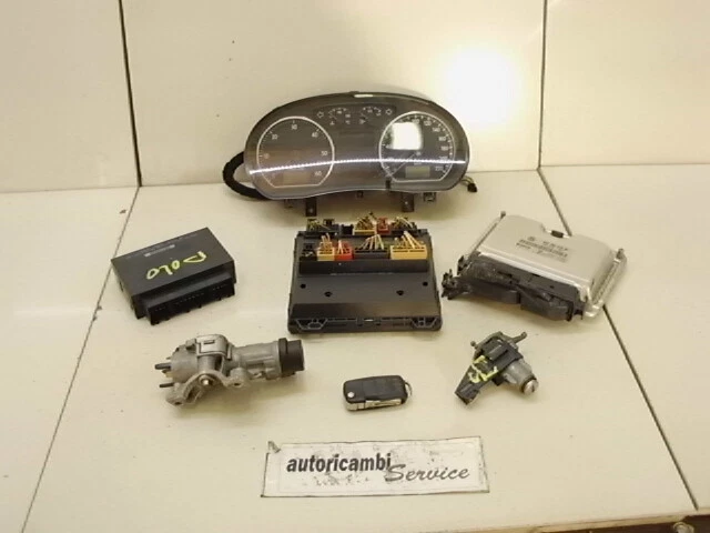 6Q0962103 KIT ACCENSIONE CON QUADROSTRUMENTI CENTRALINA MOTORE VOLKSWAGEN POLO 1 — 第 1/4 张图片
