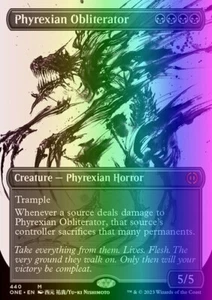 MTG Phyrexian Obliterator (440/530) Phyrexia All Will Be One LP FOIL - Picture 1 of 1