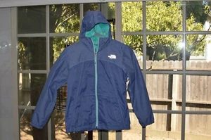North Face  Jacket Girls M 10/12 Outdoor Long Sleeve Hoodie Rain* - Picture 1 of 3