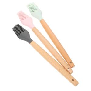 3pcs Outdoor Silicone Household Baking Brush Grilling Brush Oil Brush - Picture 1 of 12