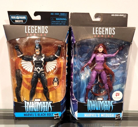 HASBRO MARVEL LEGENDS INHUMANS ROYAL FAMILY BLACK BOLT AND MEDUSA Cover