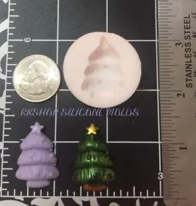 Christmas Tree Silicone mold for Fondant-polymer clay-Resin-handcrafts-handmade - Picture 1 of 4