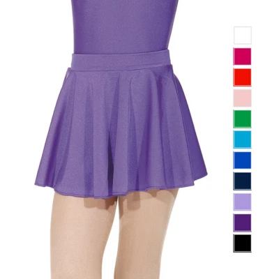 Short Circular Dance Skirt Ballet Lycra Disco Girls Ladies Roch Valley LCSS 3-4 - Image 1 of 4