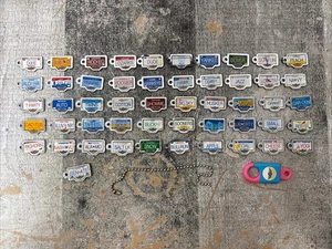 Micro Machines State License Plates COMPLETE 50 STATES + DC & Keychain Galoob - Bild 1 von 12