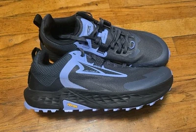 Women's Altra Timp 5 Trail Running Shoe Black/Gray *AL0A85P6020 VIBRAM OUTSOLE-  - Image 1 of 4