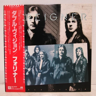 FOREIGNER / DOUBLE VISION JAPAN ISSUE LP W/OBI, INSERT - Image 1 of 4