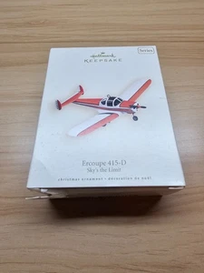 HALLMARK RICORDO ERCOUPE 415-D AEREO ORNAMENTO NATALE - 2008 - Foto 1 di 8