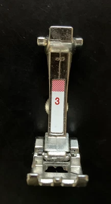 Genuine Bernina Buttonhole Foot #3 - Original New Style has screw in back - Image 1 of 4