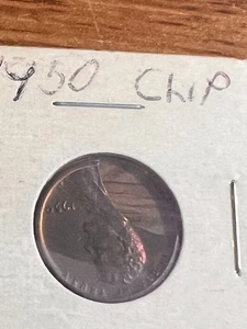 1950 ERROR CLIPPED CENT  WHEAT - Picture 1 of 5
