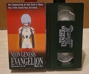 Neon Genesis Evangelion Rei III 0:12 (VHS, 1998, Dubbed in English) Anime ADV - Picture 1 of 7