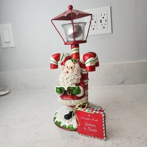 Christopher Radko Letters to Santa Candy Cane Votive 2006 Figurine w/ Box - Picture 1 of 18