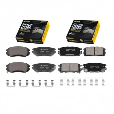 前后陶瓷刹车片适用于 2010 - 2017 年 GMC TERRAIN 2.4L 3.0L 3.6L OE 规格 — 第 1/4 张图片