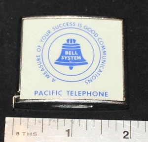 De colección. Cinta métrica Barlow Pacific sistema de campana telefónica anuncio no. B672 - Imagen 1 de 4