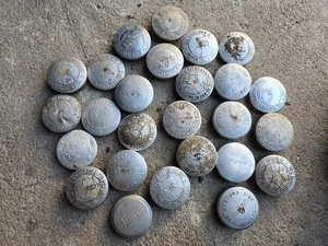 26x Original Simson DDR Tankdeckel Six days Silbervase Mixture 1:50 Konvolut - Bild 1 von 5