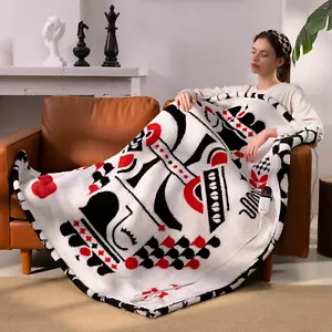 Heated Electric Blanket Throw 50 X 60” Double Sherpa Heating Throw Blanket Rever - Picture 1 of 9