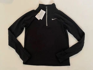 NIKE THERMA-FIT MEZZA ZIP MANICA LUNGA RUNNING TOP NERO DONNA DM1495-010 - S M L - Foto 1 di 9