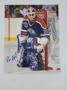 Bill Ranford Autographed 8x10 Photo Signed Frozen Pond COA Sticker Oilers - Picture 1 of 2