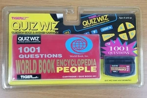 Quiz Wiz Cartridge + Booklet World Book Encyclopedia People #51 New Sealed 1993 - Bild 1 von 3