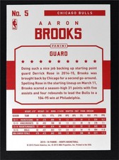 2015-16 Hoops Red Backs #5 Aaron Brooks - NM-MT