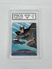 JUSTICE LEAGUE ANIMATED Inkworks 2003 2 of 7 BATMAN PSCG 10 GEM MINT PROMO